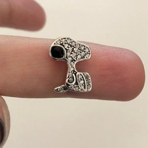 Snoopy Beagle Dog CZ CHARM Peanuts